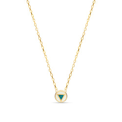 This handmade 14 karat gold necklace is the perfect every day gold accessory.