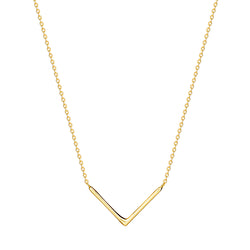 This handmade 14 karat gold necklace is one of our subtle essentials and is perfect for day to night wear. 