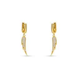 Angel Wing Earrings - Vermeil
