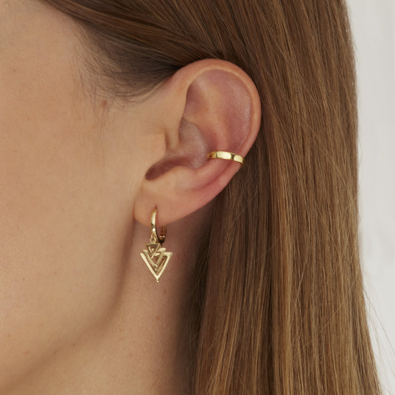 Essential Earcuff  - 18 karat gold vermeil on sterling silver