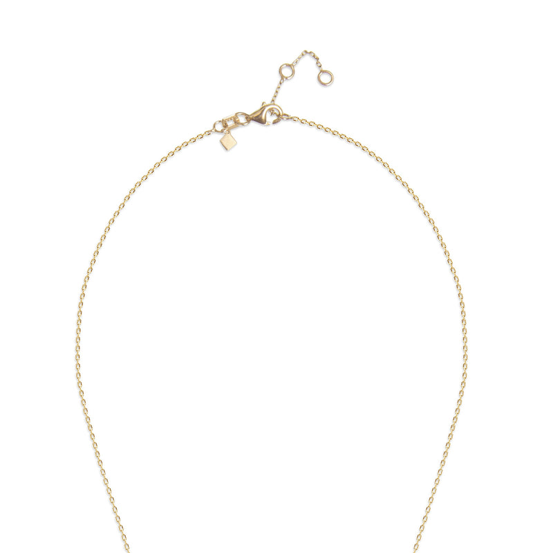 Diamond Sun Pendant - 14 karat gold diamond pendant, diamonds 0.03ct