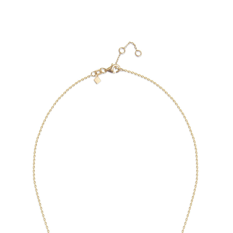 Evil Eye Turquoise Diamond Necklace - 14 karat gold necklace for women, diamond 0.08ct, turquoise 0.03ct